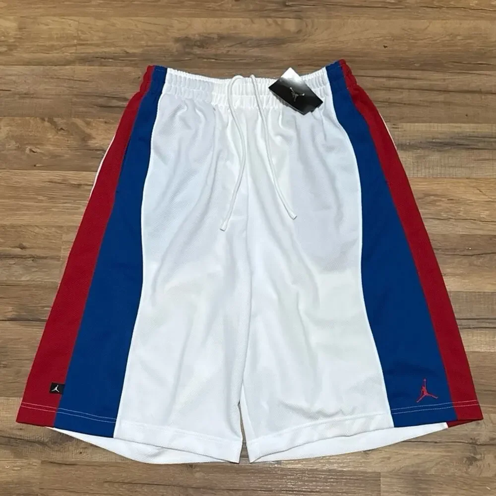 2008 Air Jordan USA Red White Blue Basketball 277024-106 Shorts